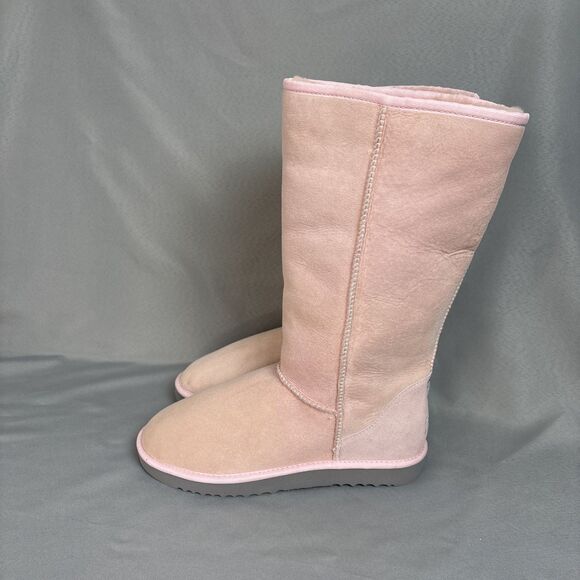 New UGG Classic Tall Sz 10 Baby Pink Collectors Grey Sole Retired EXTREMELY RARE - Picture 10 of 16